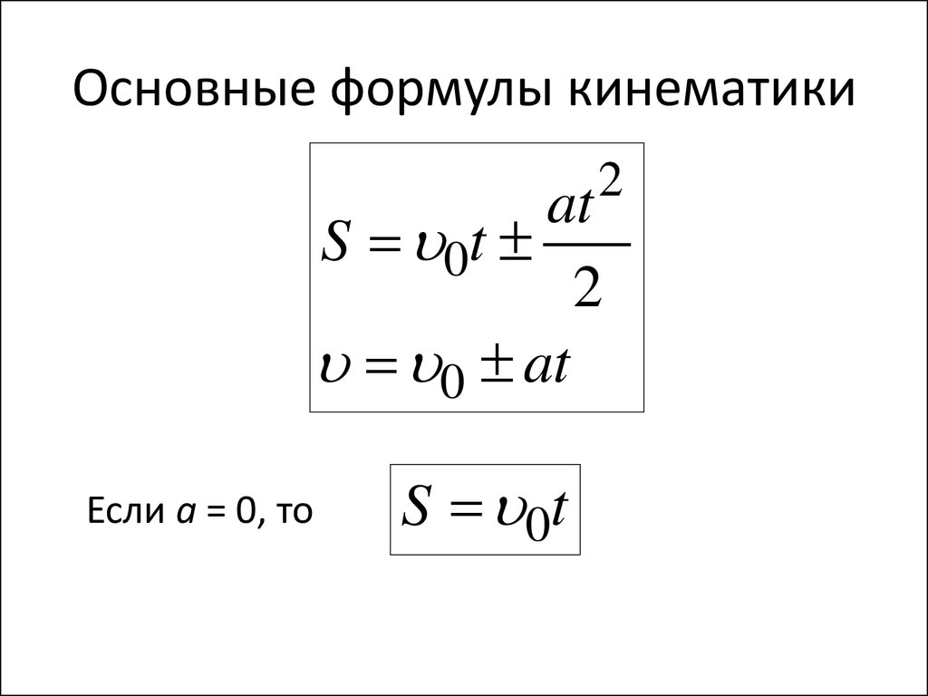 Законы кинематики. Основное уравнение кинематики формула. Основные формулы кинематики. Основное кинематическое уравн. Основные формулы по кинематике.