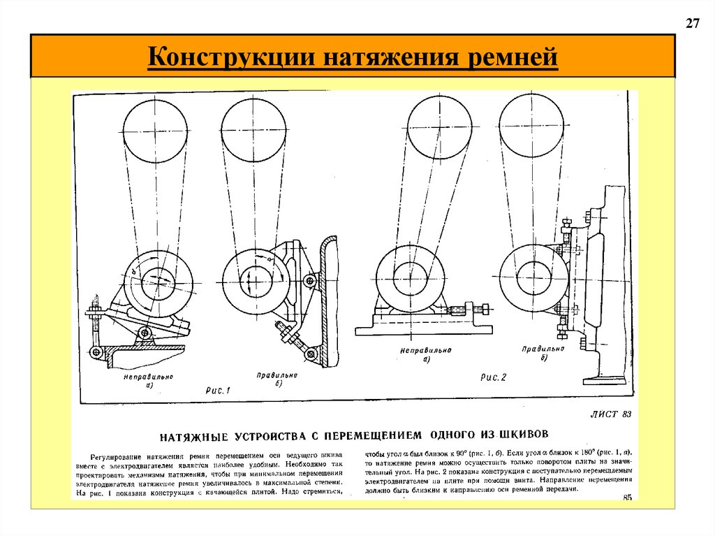 Изображенный на рисунке шкив ременной передачи предназначен для работы с ремнем