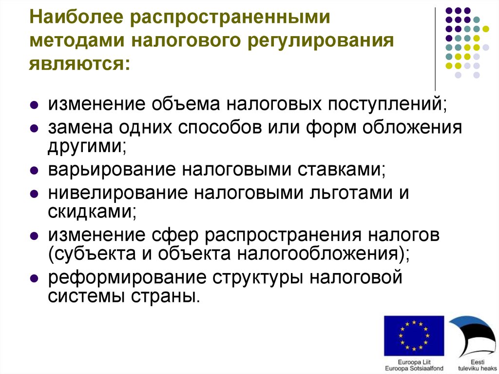 Сложный план бюджетно налоговое регулирование в условиях рынка