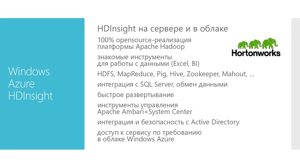 Windows Azure HDInsight