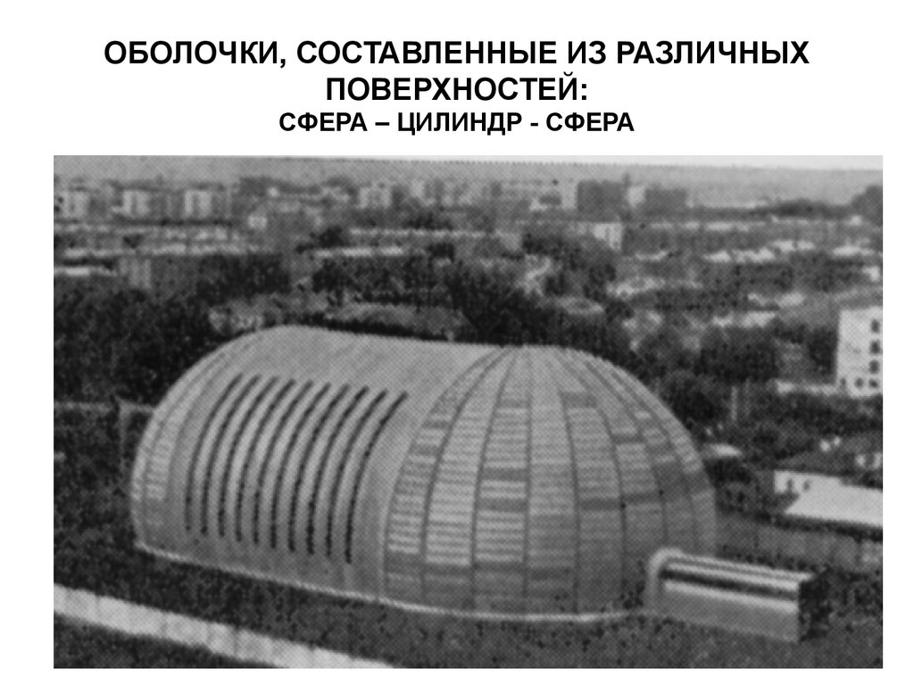 Сферический цилиндр. Монтаж оболочки на сферу. Воздухоопорные конструкции реферат. Воздухоопорные сооружения область применения реферат.