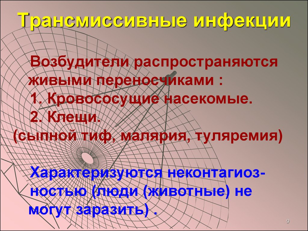 Презентация возбудители трансмиссивных инфекций