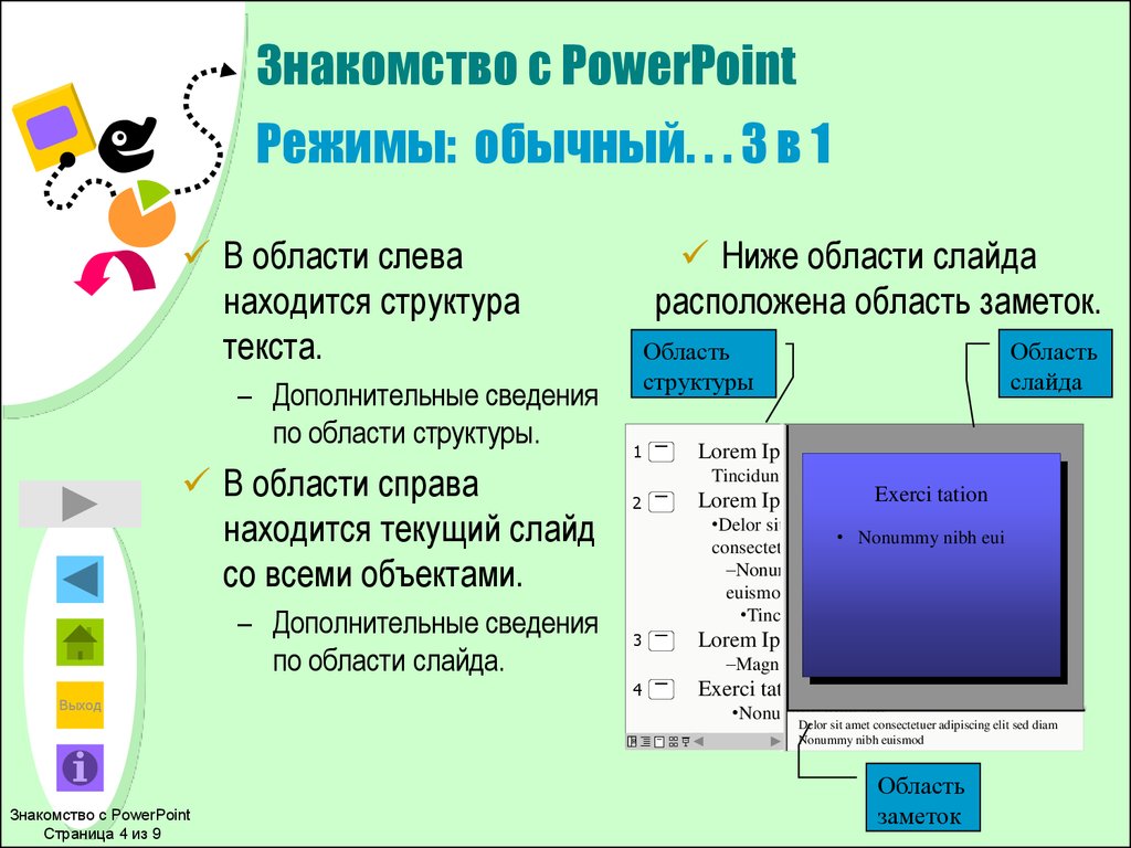 Режим презентации. Структура слайдов в POWERPOINT. Режим структуры слайдов. Обычный режим в POWERPOINT. Режим структуры повер поинт.