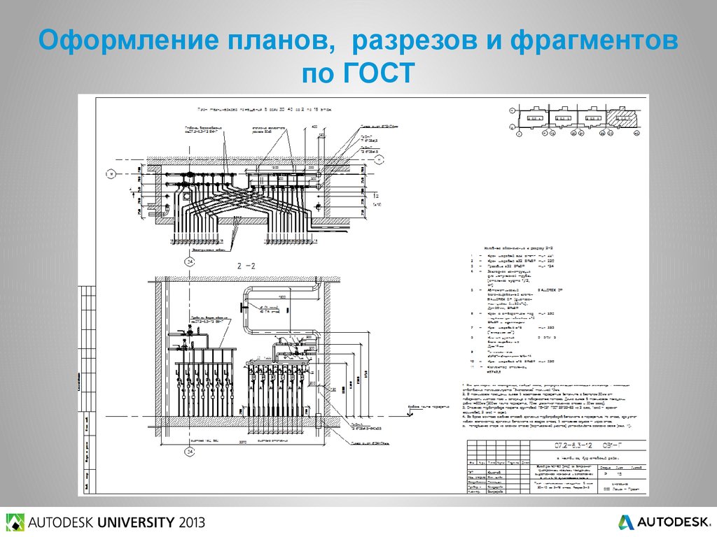 Оформление плана. Оформление фрагмента плана. ГОСТ оформление фрагмента плана. Разрез фрагмента плана по ГОСТУ. Оформление разреза ГОСТ.