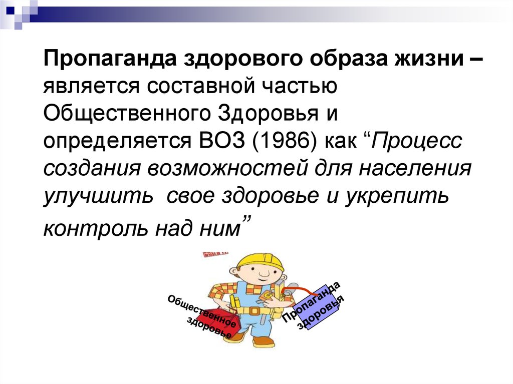 Проект на тему пропаганда здорового образа жизни 10 класс