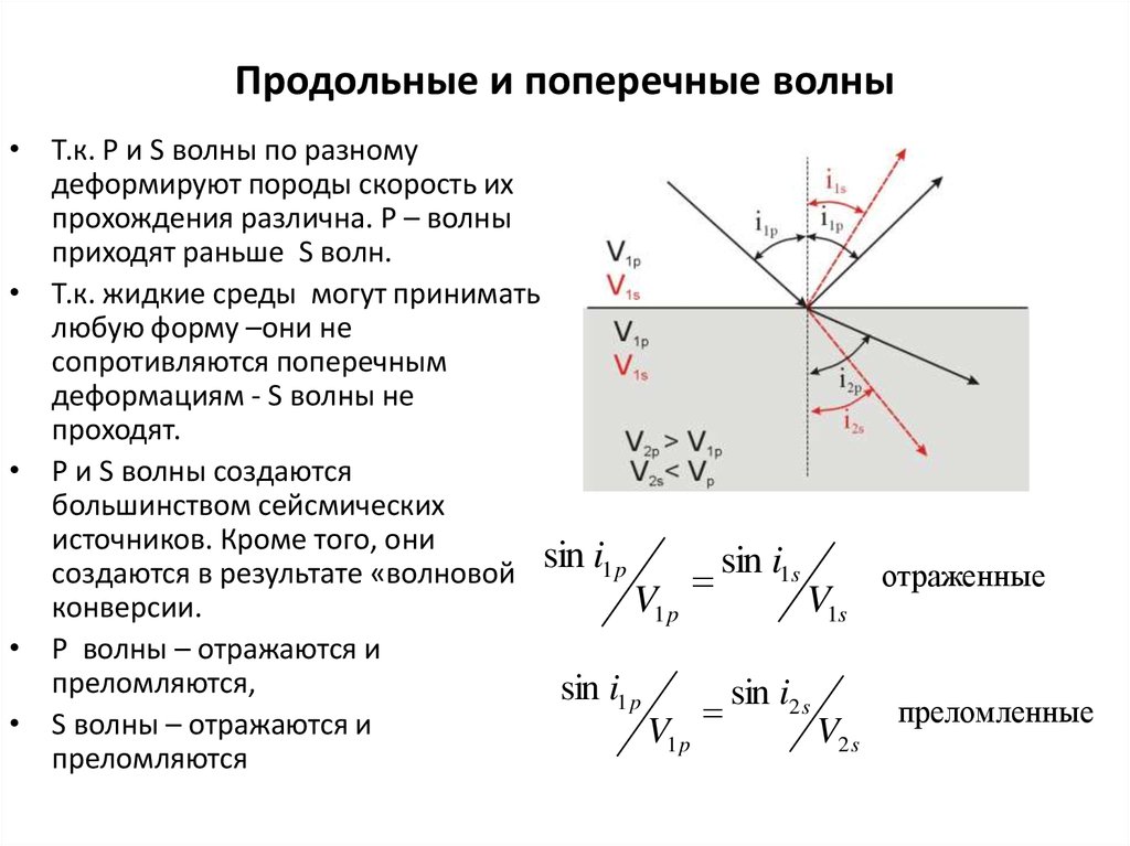 Продольные и поперечные волны