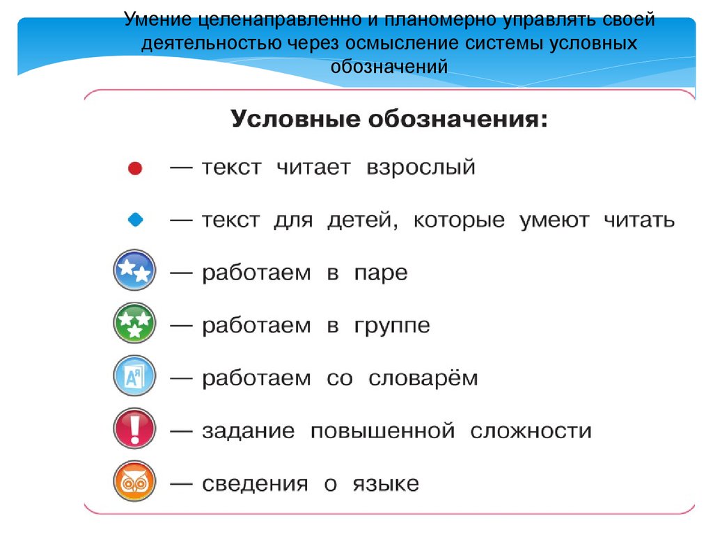 Обозначение страницы материалов презентации