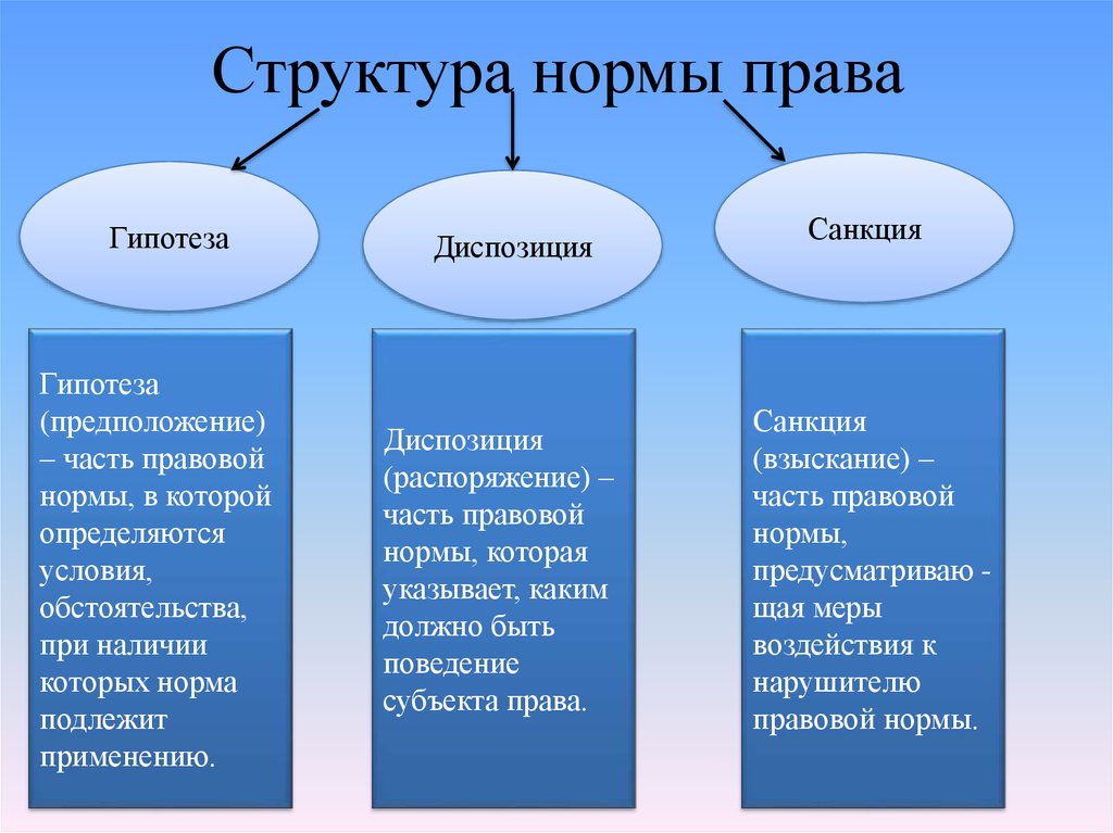 Состоящее в соответствии. Охарактеризуйте структуру нормы права. Структура нормы права схема. Какова структура нормы права. Элементы структуры нормы права.