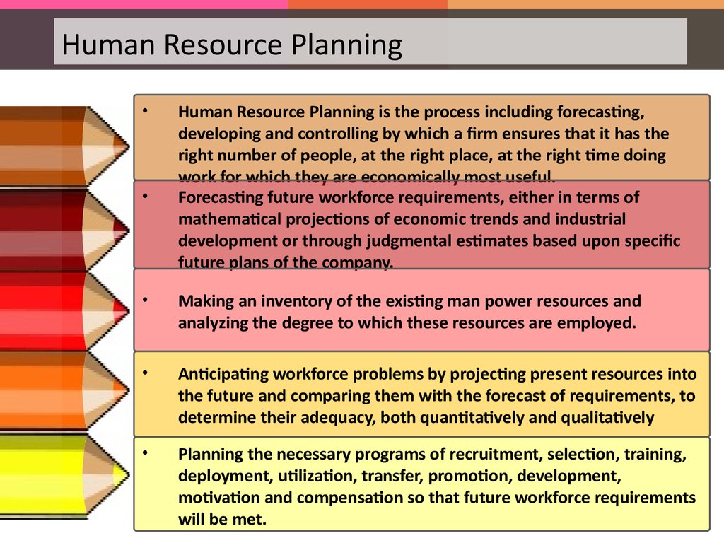 importance of human resource planning