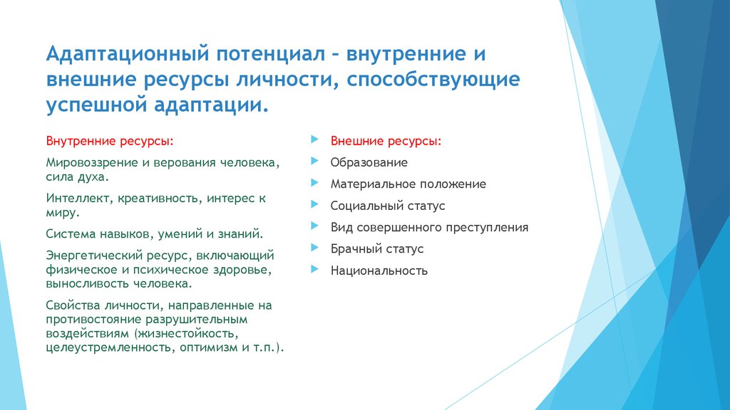 Внутренние ресурсы. Адаптационные ресурсы личности. Ресурсы личности в психологии. Внутренние и внешние ресурсы человека. Внутренние и внешние ресурсы человека психология.