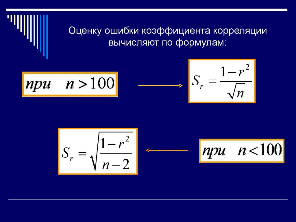 Показатель ошибок. Средняя ошибка коэффициента корреляции. Средняя ошибка корреляции формула. Формула определения ошибки коэффициента корреляции. Стандартная ошибка коэффициента корреляции формула.