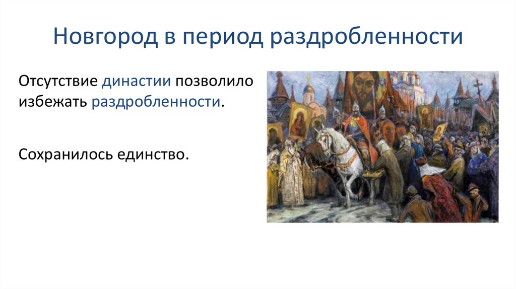 Город периода раздробленности на руси