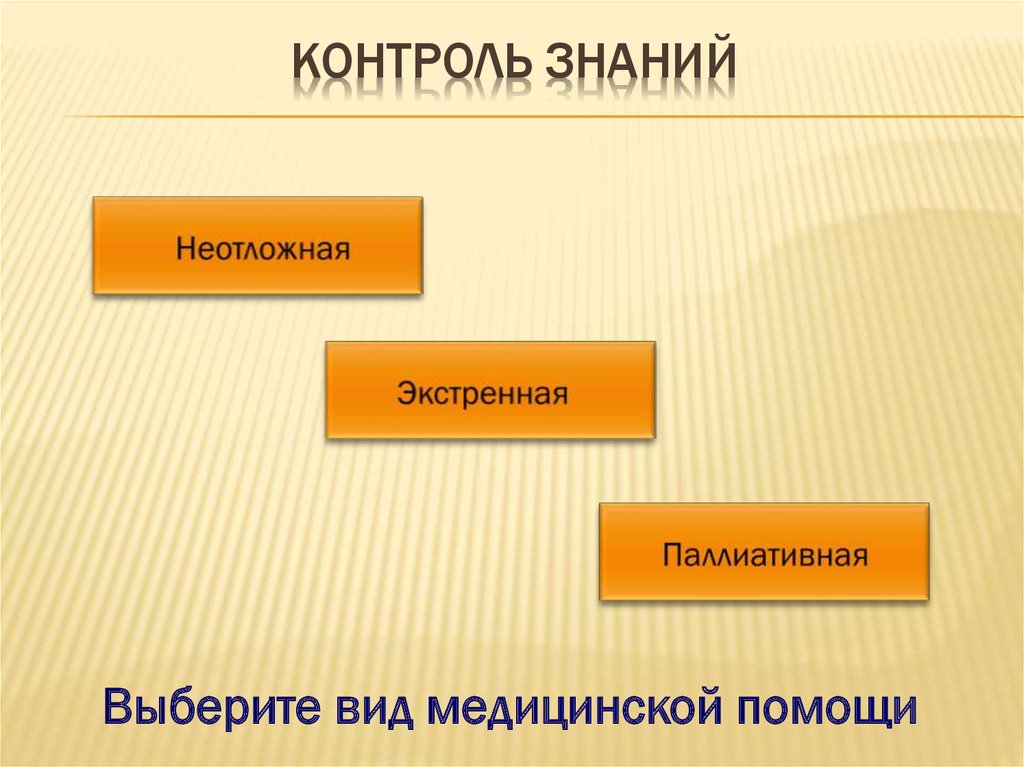 Проект контроль знаний