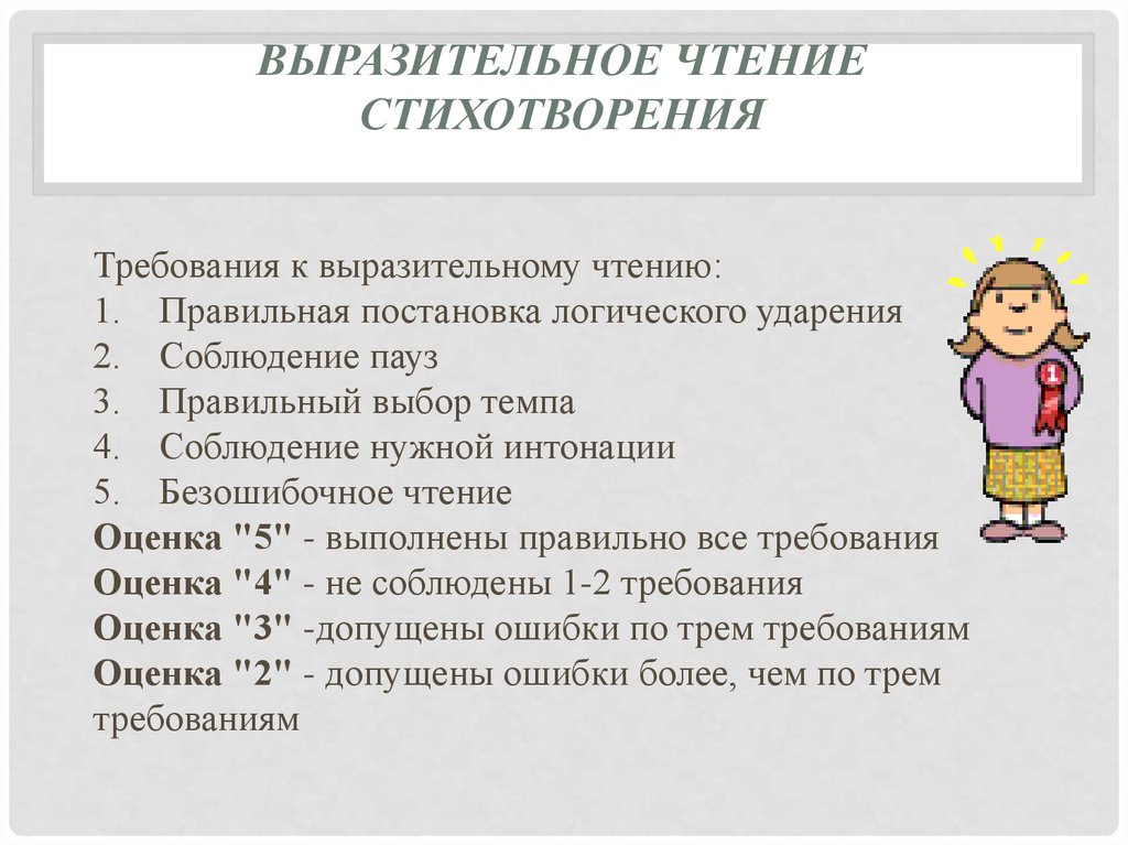 Выразительный стих. Выразительное чтение. Критерии выразительности чтения. Оценка выразительности чтения. Выразительное чтение в начальной школе.