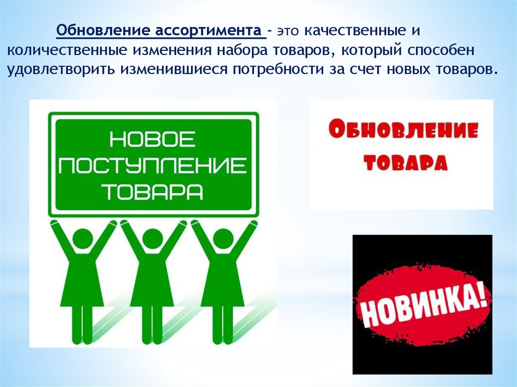 Слово обновление. Обновление ассортимента. Обновление ассортимента продукции. Обновляем ассортимент. Причины обновления ассортимента.