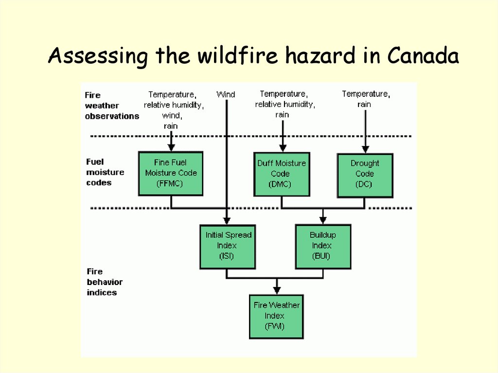 Assessing the wildfire hazard in Canada