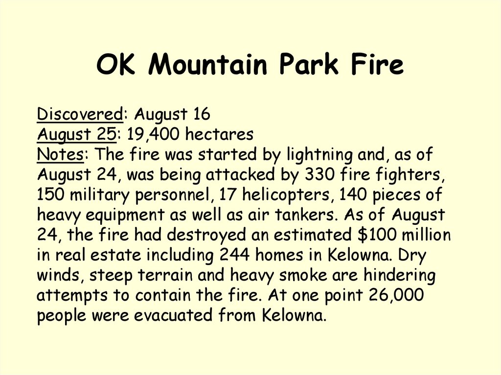 OK Mountain Park Fire