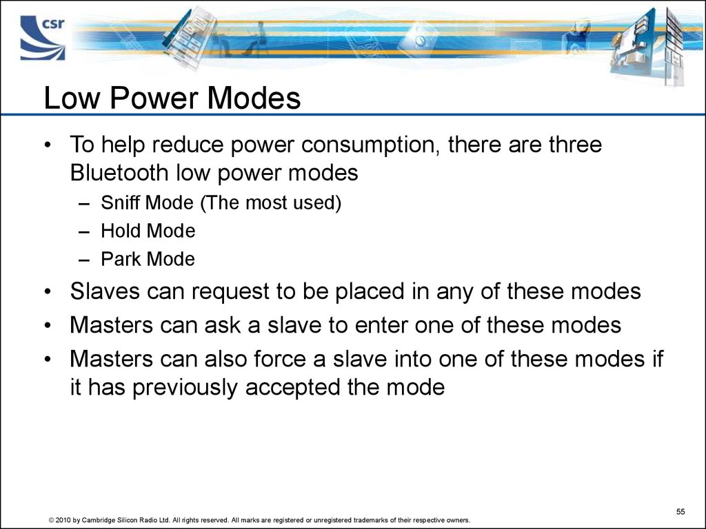 Low Power Modes
