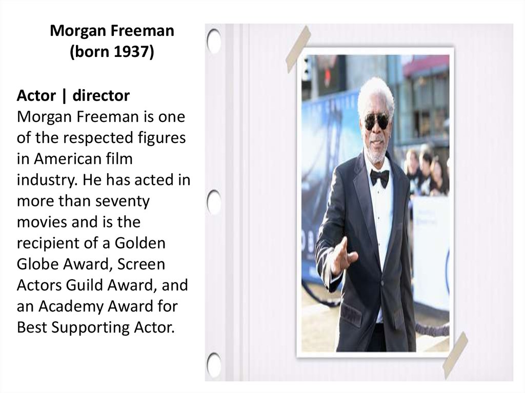 Morgan Freeman (born 1937)