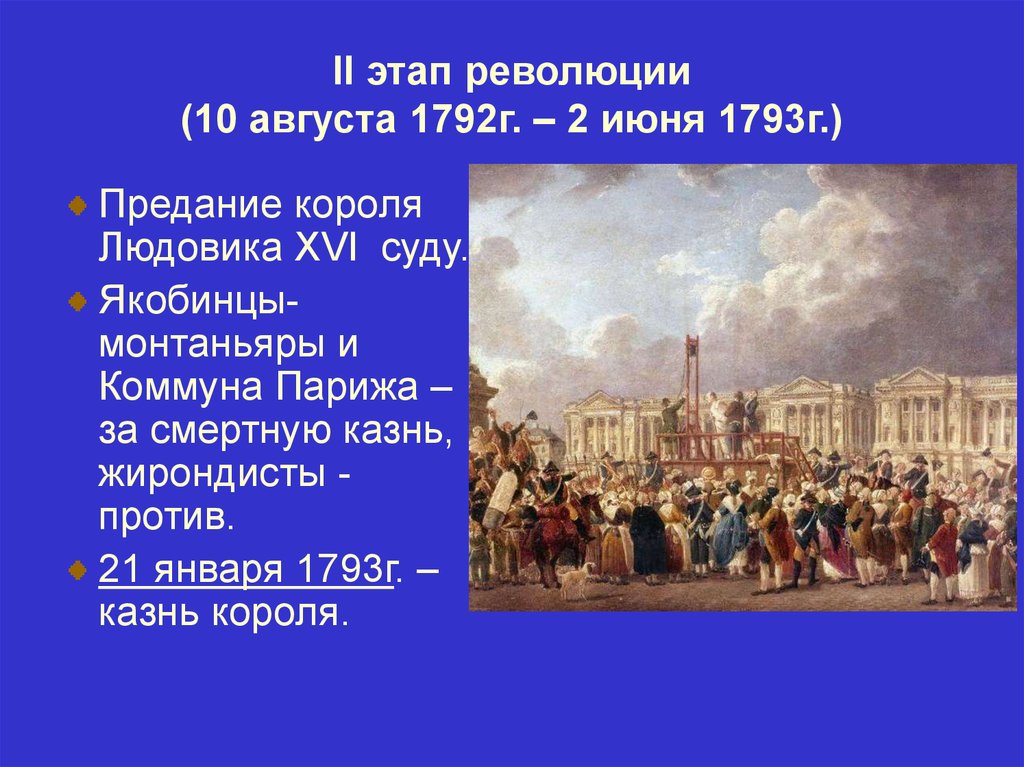 События революции во франции. Французская революция 10 августа 1792 2 июня 1793. 2 Этап революции 10 августа 1792 2 июня 1793. Второй этап французской революции 1792-1793. Восстание в Париже 31 мая 2 июня 1793.