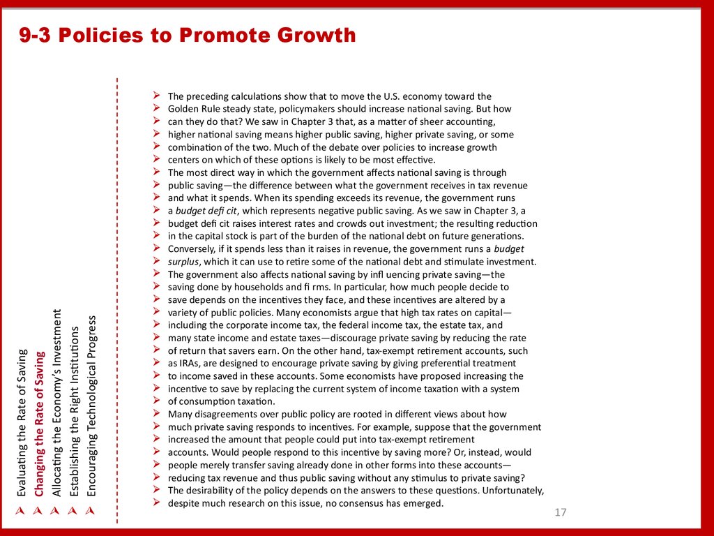 9-3 Policies to Promote Growth