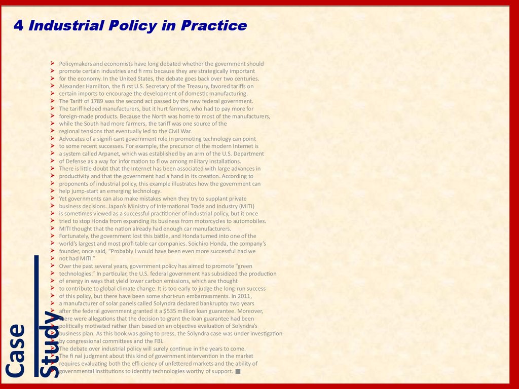4 Industrial Policy in Practice
