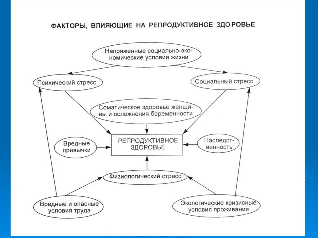 Репродуктивное здоровье схема