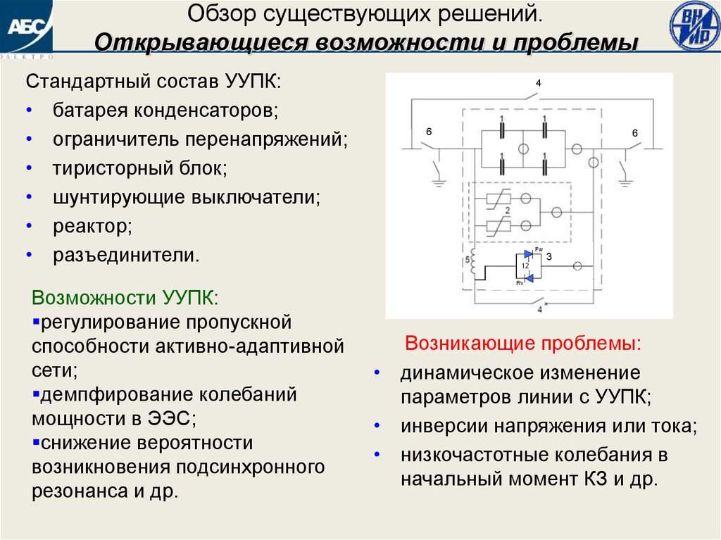 Шунтирующий реактор на схеме