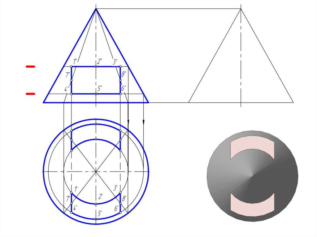 Прямой круговой конус