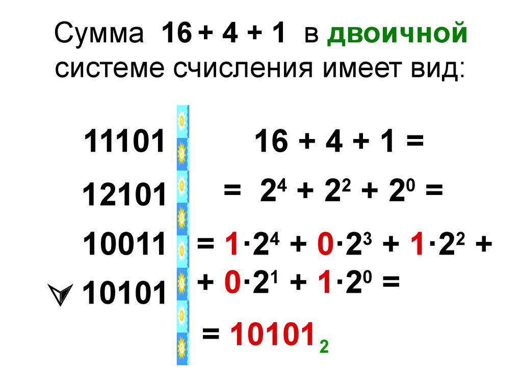 45 в десятичной системе в двоичную. Сумма в двоичной системе. 10101 В двоичной системе. Сумма систем счисления. 10011 В двоичной системе.