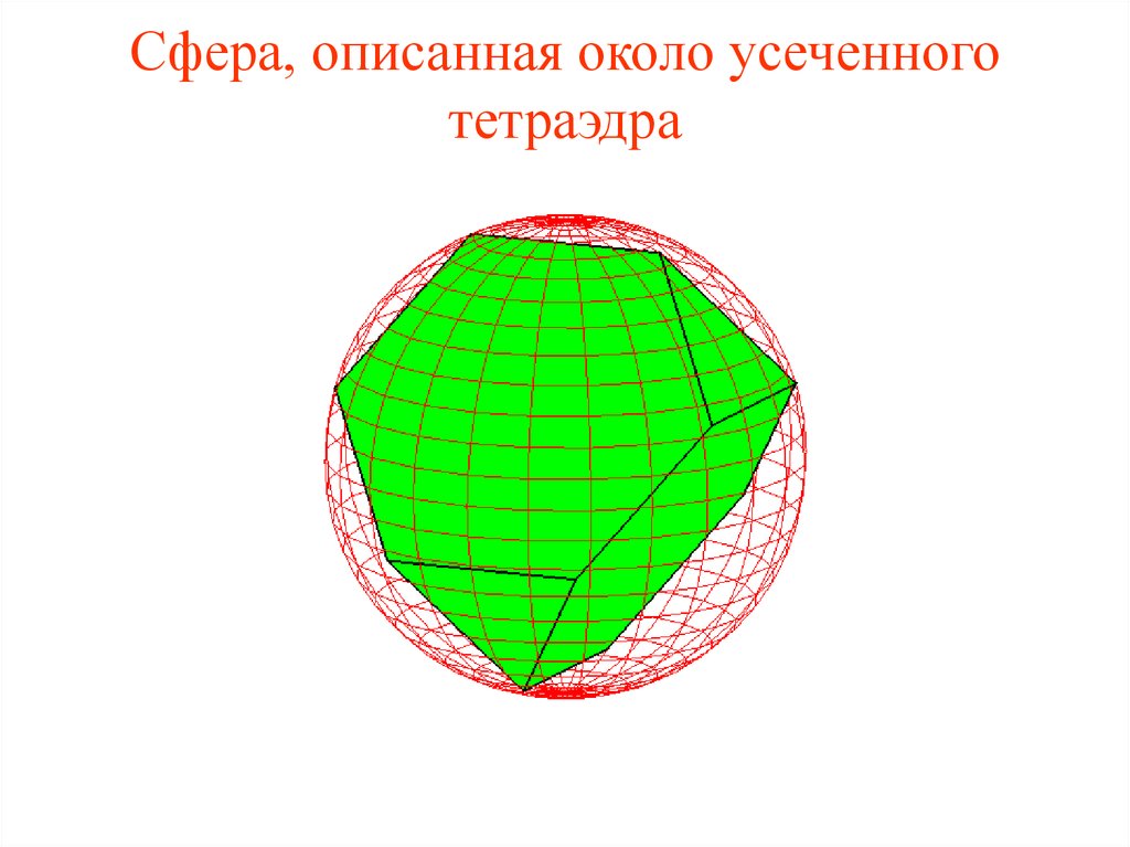 Центр описанной сферы. Сфера описанная около многогранника. Сфера описанная около тетраэдра. Октаэдр вписанный в сферу. Сфера вписанная в многогранник.