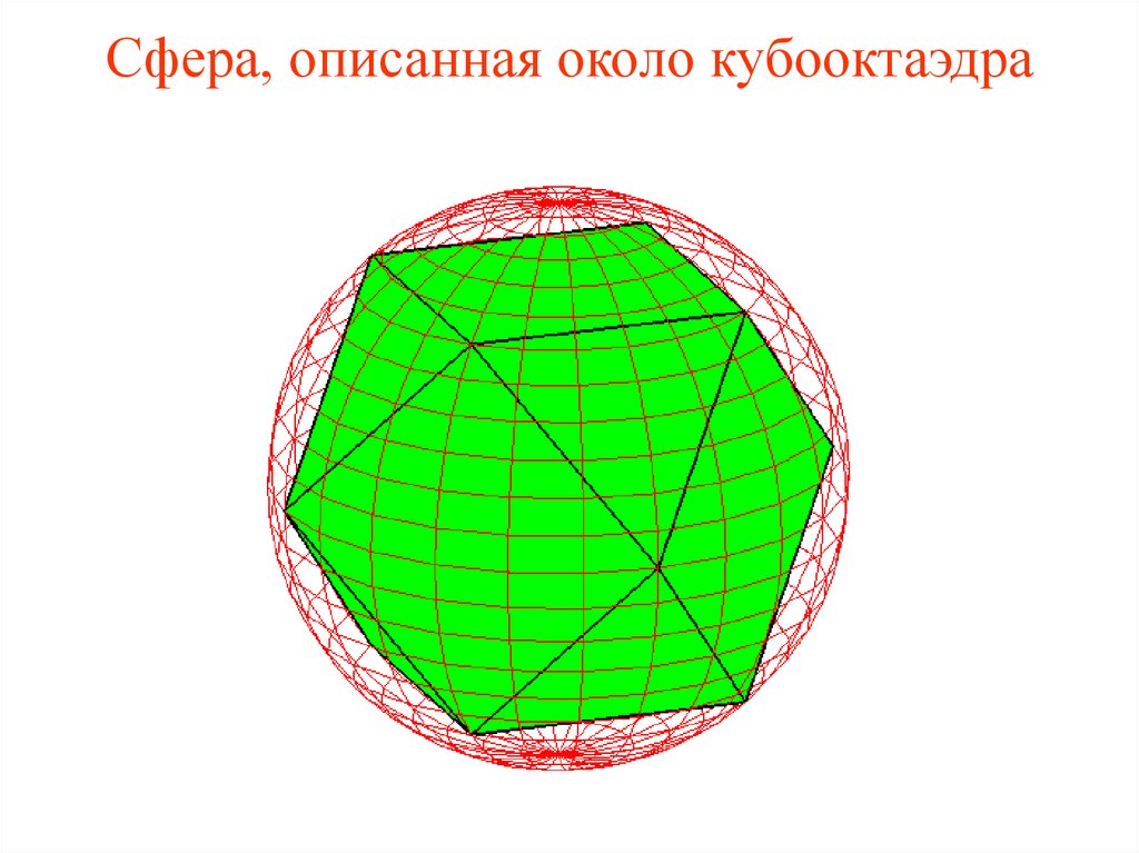 Вписанные и описанные многогранники 11 класс презентация