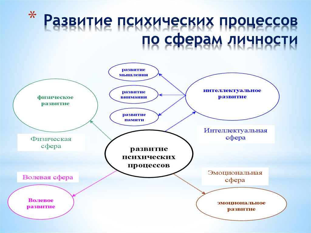 Познавательное развитие психического развития