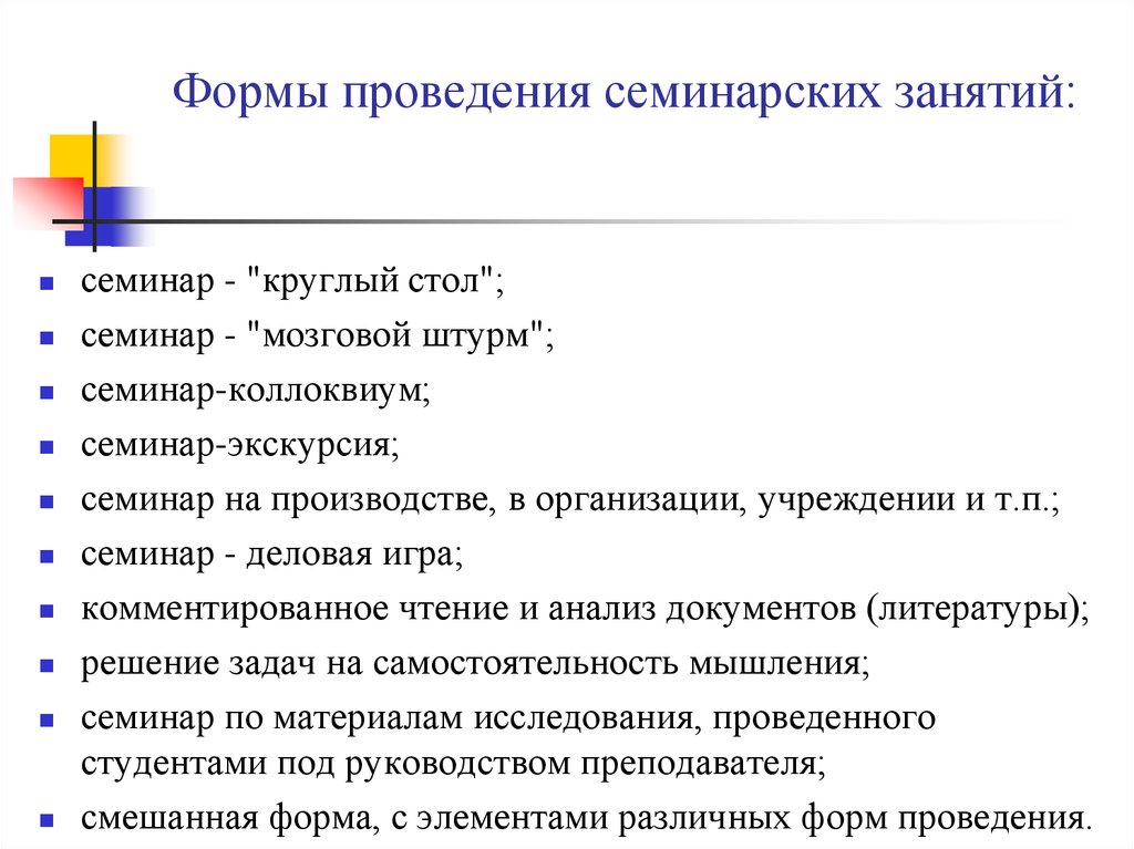 План теоретического занятия дополнительного образования