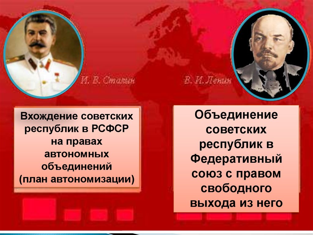 План объединения советских республик предложенный лениным предполагал их