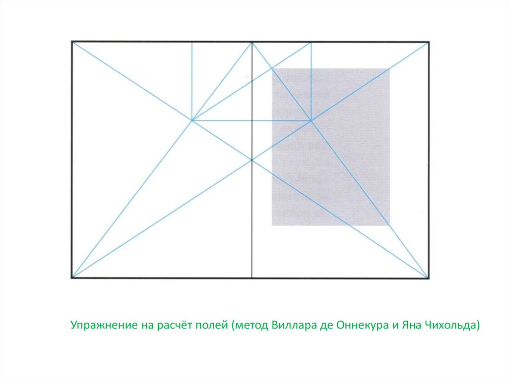 Считай поле. Чертеж Виллара. Сетки Чихольда. Схема Виллара де Оннекура. Модульная сетка Ян Чихольд.