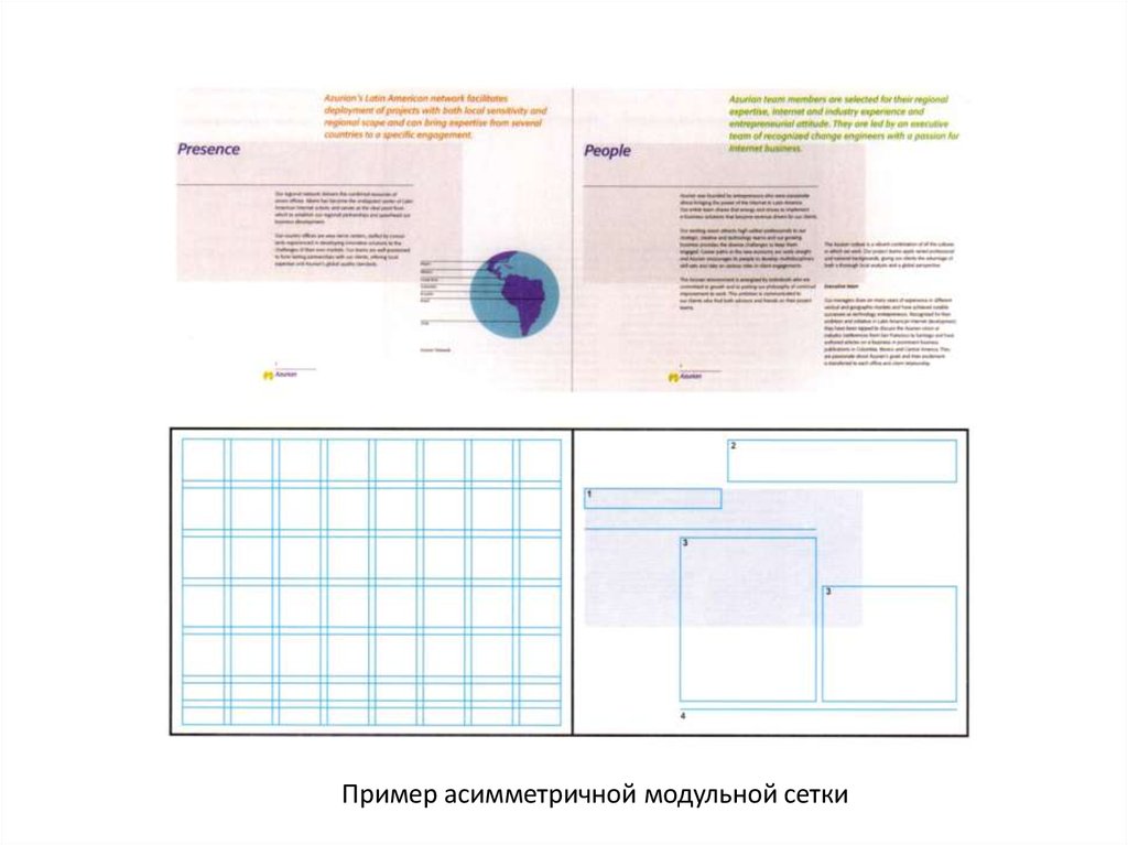 Модульная сетка презентация