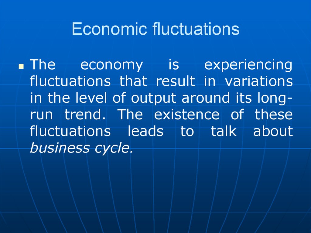 Economic fluctuations