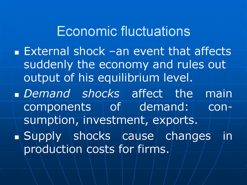 Economic fluctuations