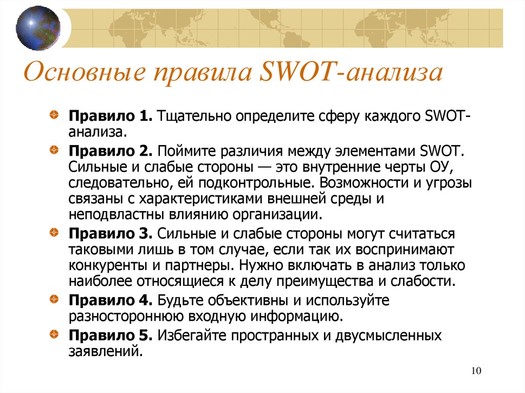 Правила анализа. Правила SWOT анализа. Правила проведения СВОТ анализа. Правила СВОТ анализа тщательно определите. Основное правило СВОТ анализа.