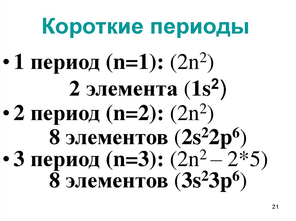 Короткие периоды работы