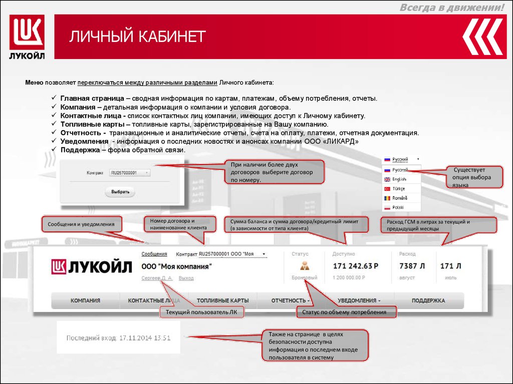 Инструкция по использованию ЛК - презентация онлайн