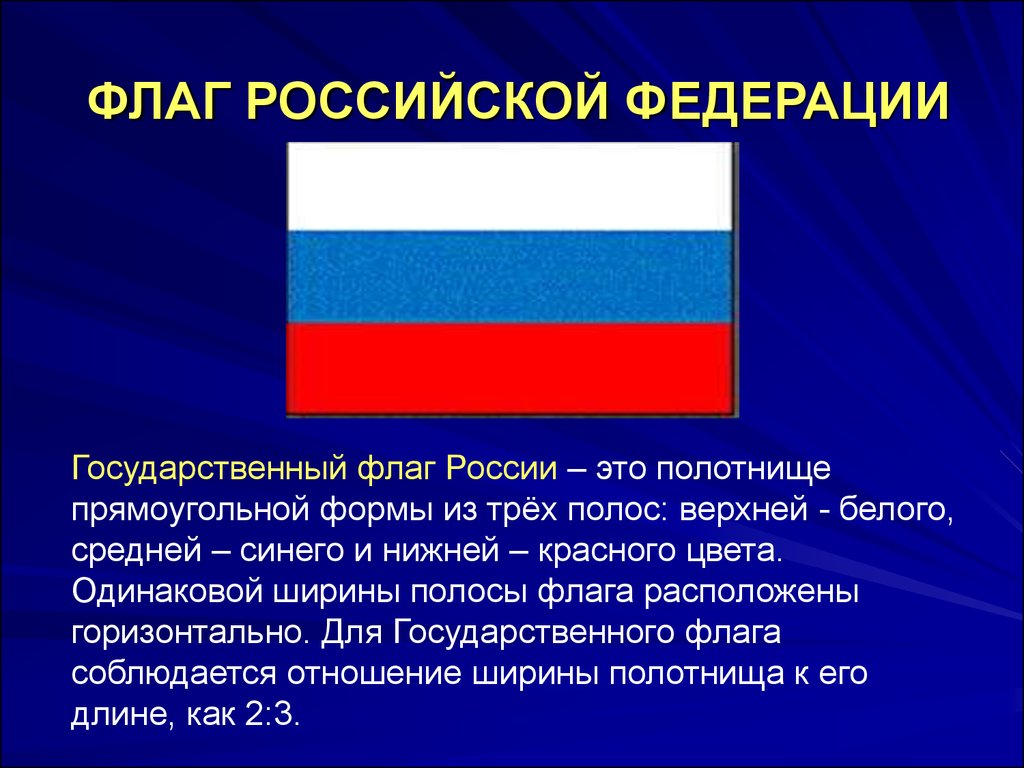 Государственный флаг россии презентация