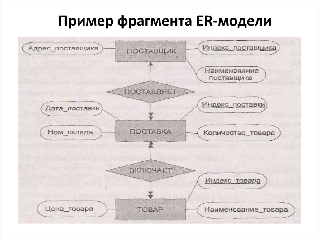 Пример фрагмента. Основные понятия модели er-модели.. Фрагмент пример. Перечислите компоненты er-модели:. Схема модель с сущностями пример.