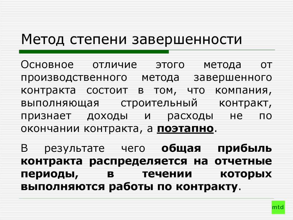 Степень метода