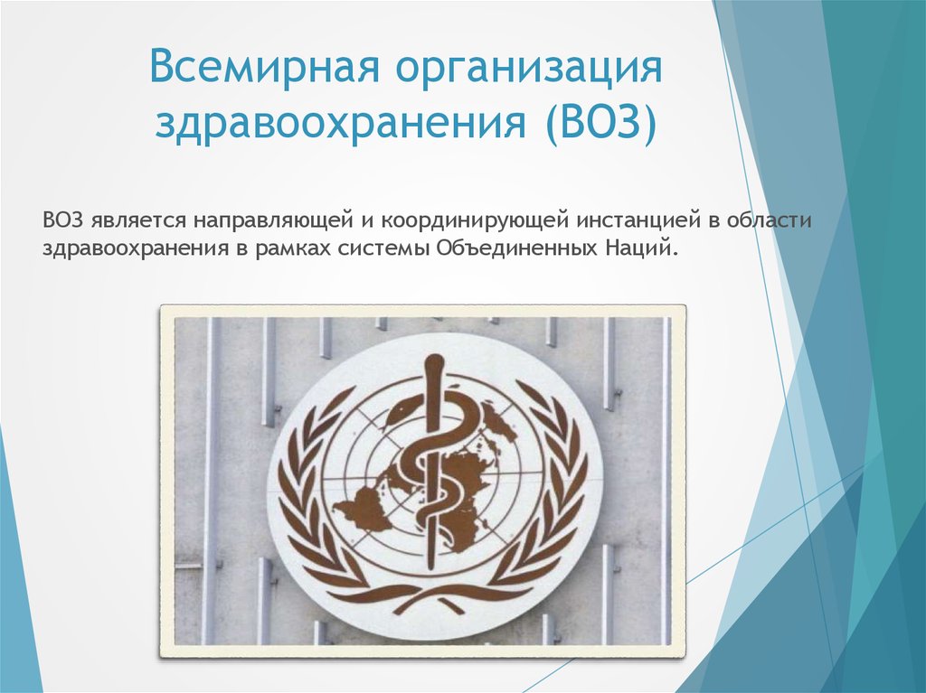 Организация мировое сообщество. Всемирная организация здравоохранения воз. Всемирная организация здраво. Всемирная организация здравоохранения логотип. Всемирная организация здравоохранения презентация.