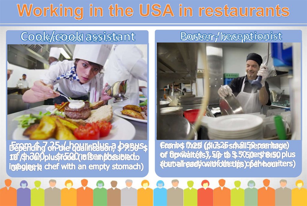Working in the USA in restaurants