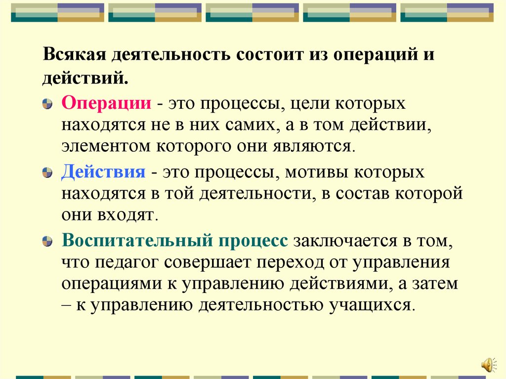 Что такое действие. Операция это в психологии. Действия и операции в психологии. Деятельность действие операция примеры. Деятельность состоит из.