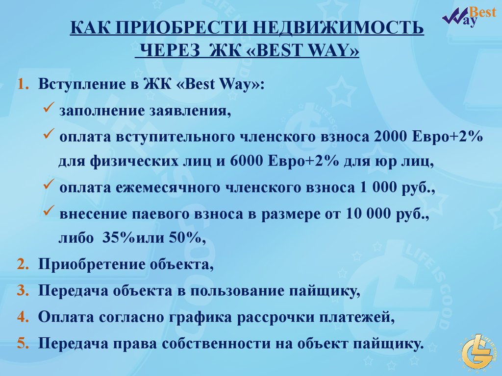 Best way. Презентация ЖК Бест Вей. Презентация кооператива Бест Вей. Жилищный кооператив Бест Вей презентация. Презентация Бест Вей слайды.