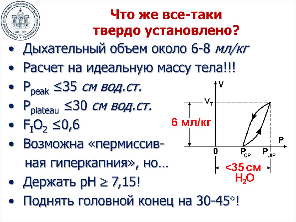 Расчет дыхательного объема. Дыхательный объем от массы тела.